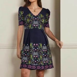 Boden Puff Shouldered Dress in US 6